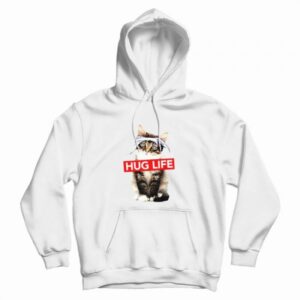 Hug Life Funny Cat Parody Hoodie