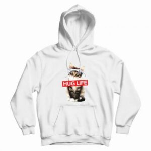 Hug Life Funny Cat Parody Hoodie