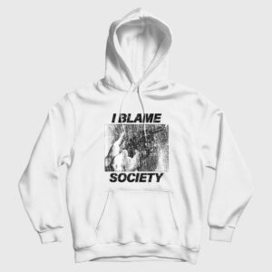 I Blame Society 90s Vintage Hoodie
