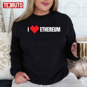 I Heart Love Ethereum Crypto Unisex T-Shirt