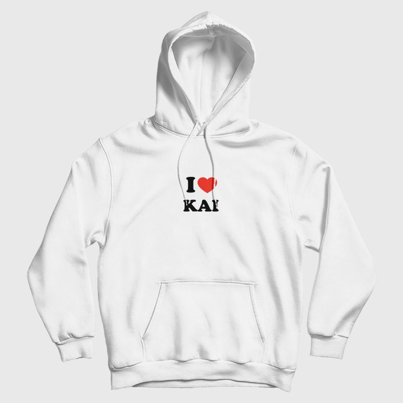 I Love Kai Txt Hoodie I Love Kai Txt Hoodie