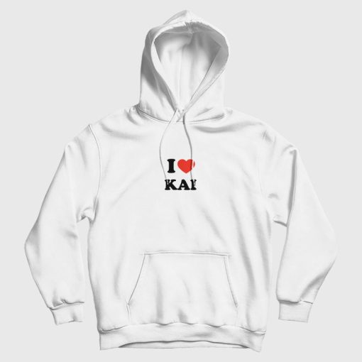 I Love Kai Txt Hoodie I Love Kai Txt Hoodie