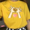 I Love You Valentine’s Day Hands Making Heart Unisex T-Shirt