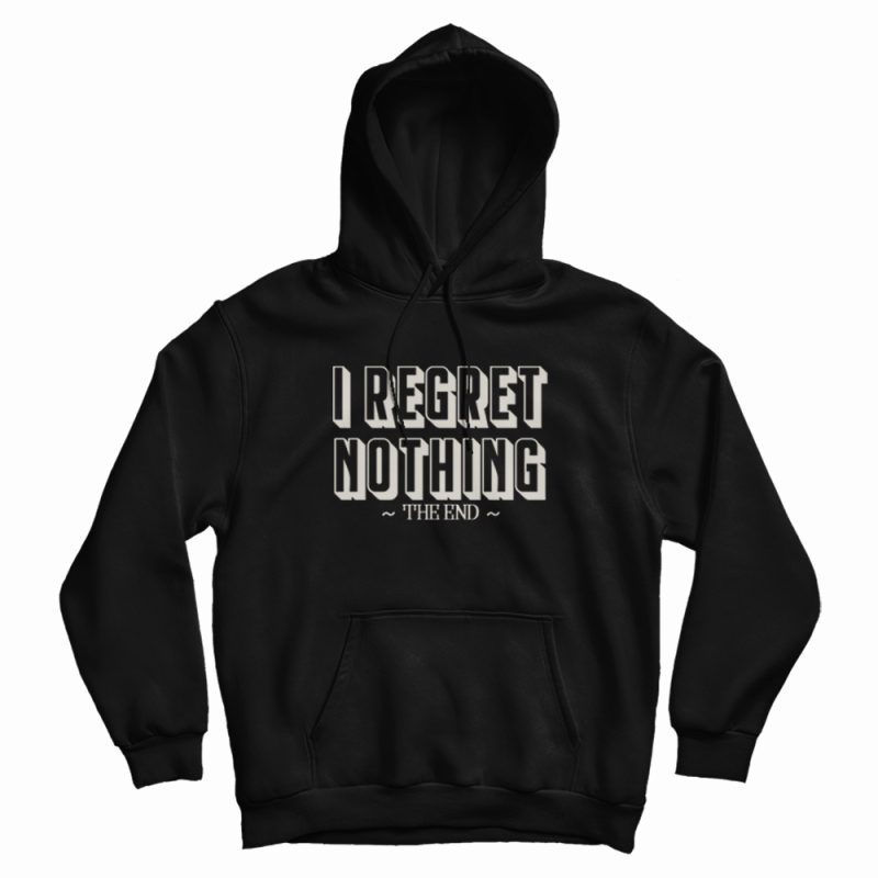 I Regret Nothing Parks and Rec Hoodie I Regret Nothing Parks and Rec Hoodie