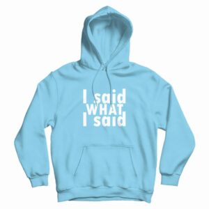 I Said What I Said Hoodie