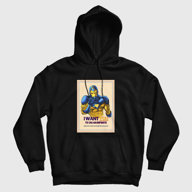 Iron Man I Want You To Do An Infinite Light Punch Medium Punch Light Kick Heavy Punch Hoodie Iron Man I Want You To Do An Infinite Light Punch Medium Punch Light Kick Heavy Punch Hoodie