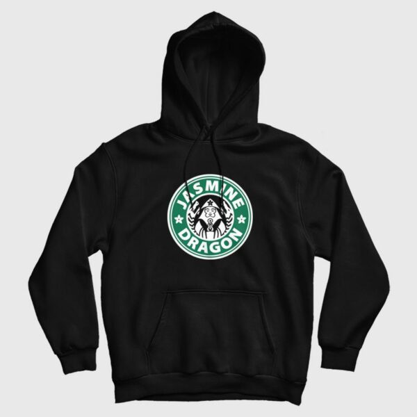 Jasmine Dragon Tea House Starbucks Parody Hoodie