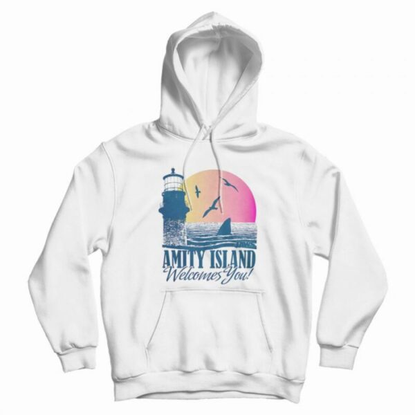 Jaws Amity Island Tourist Welcome Hoodie