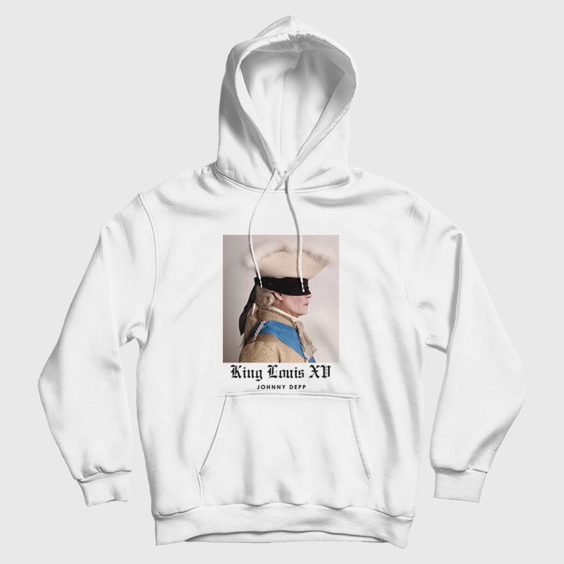 Johnny Depp as King Louis XV Hoodie Johnny Depp as King Louis XV Hoodie