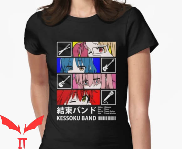 Kessoku Band T-Shirt Line Up Fitted Kessoku Band T-Shirt Line Up Fitted