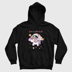 Ketamine Unicorn Horse Funny Hoodie