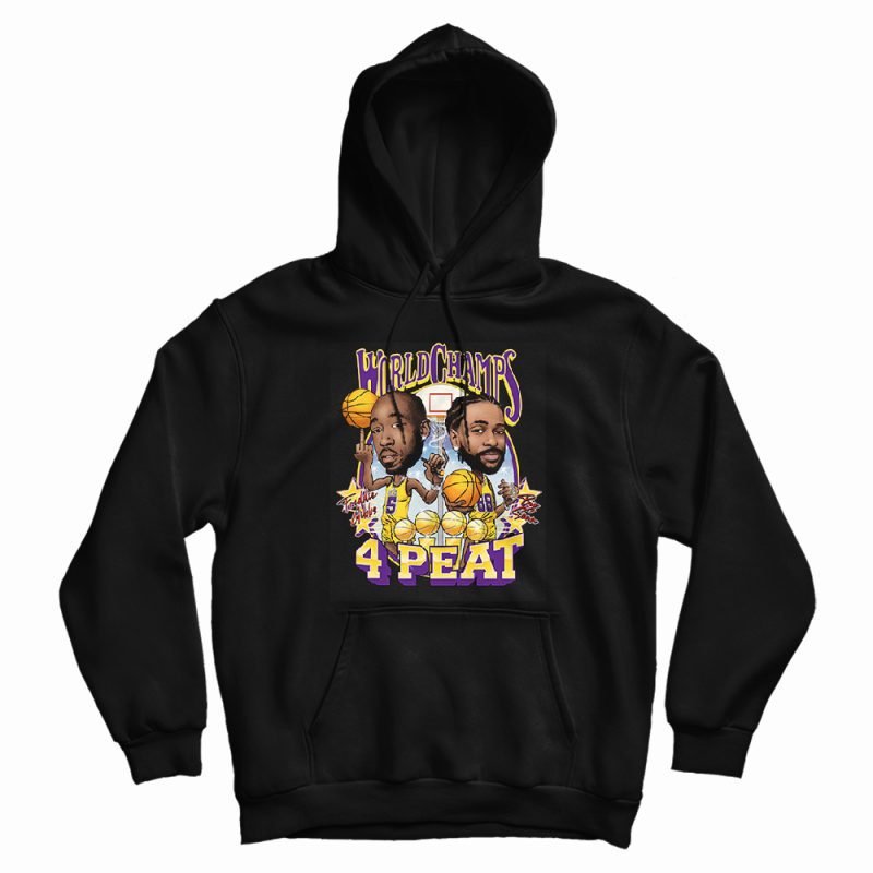Lakers Freddie Gibbs And Big Sean 4 Peat Hoodie Lakers Freddie Gibbs And Big Sean 4 Peat Hoodie