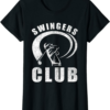 Lazy Links Golf Club T-Shirt Swingers Club Funny Golf