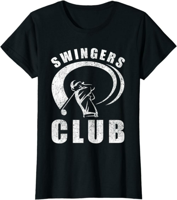 Lazy Links Golf Club T-Shirt Swingers Club Funny Golf