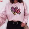 Leopard Print Hearts Valentine’s Day Unisex Sweatshirt