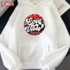 Leopard Vintage Love Vibes Couple Valentine Day Matching Unisex Hoodie