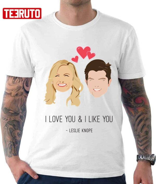Leslie Knope Loves Ben Wyatt Unisex T-Shirt