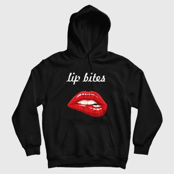 Lip Bites Bite Lips Hoodie
