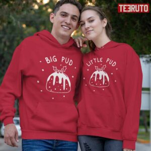Little Pud Big Pud Cute Couple Matching Valentine Hoodie