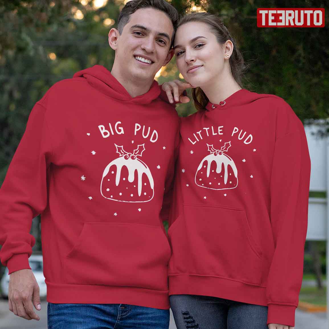 Little Pud Big Pud Cute Couple Matching Valentine Hoodie Little Pud Big Pud Cute Couple Matching Valentine Hoodie