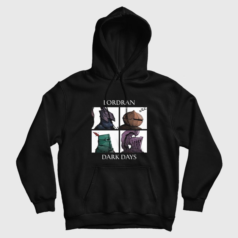 Lordran Dark Days Video Game Hoodie Lordran Dark Days Video Game Hoodie