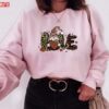 Love Gnome Valentines Day Leopard Love Unisex Sweatshirt Unisex T-Shirt