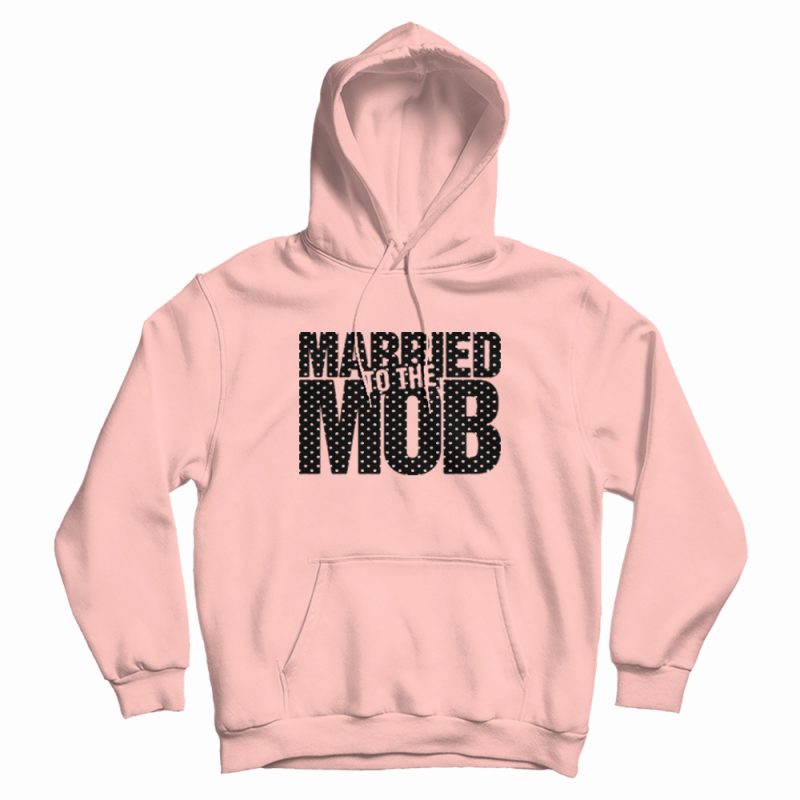 Married To The Mob Dot Pattern Hoodie Married To The Mob Dot Pattern Hoodie