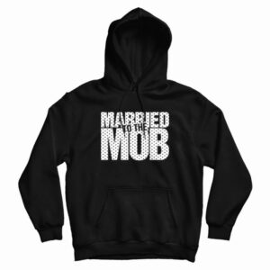 Married To The Mob Dot Pattern Hoodie