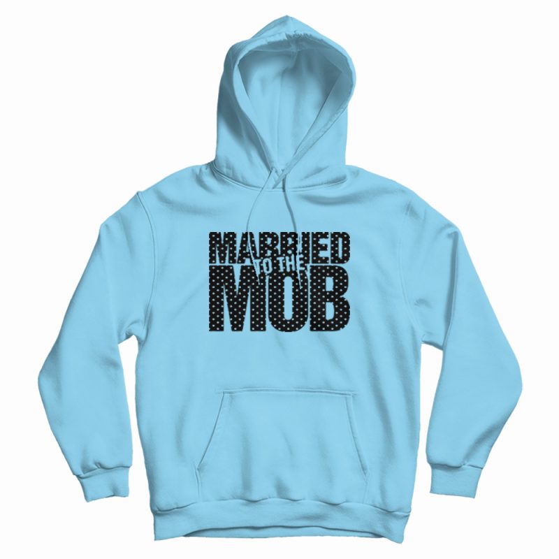 Married To The Mob Dot Pattern Hoodie Married To The Mob Dot Pattern Hoodie
