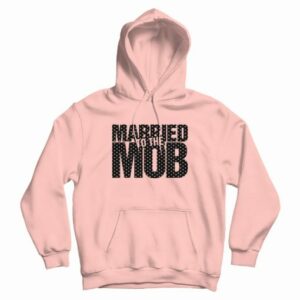 Married To The Mob Dot Pattern Hoodie 4