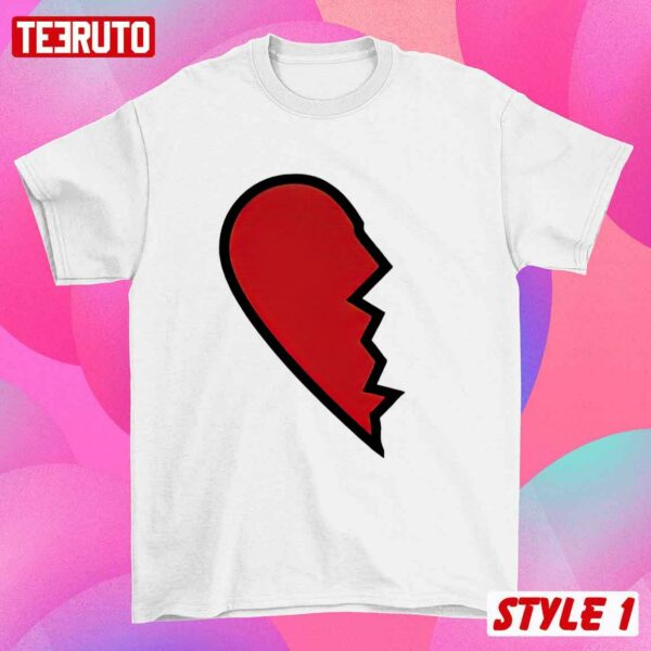 Matching Heart Couple Valentine T-Shirt
