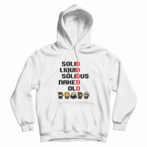 Metal Gear Solid Liquid Solidus Naked Old Hoodie