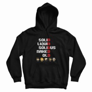 Metal Gear Solid Liquid Solidus Naked Old Hoodie