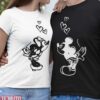 Mickey And Minnie Matching Disney Valentine Couple T-Shirt