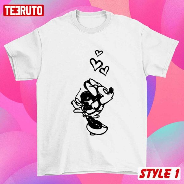 Mickey And Minnie Matching Disney Valentine Couple T-Shirt