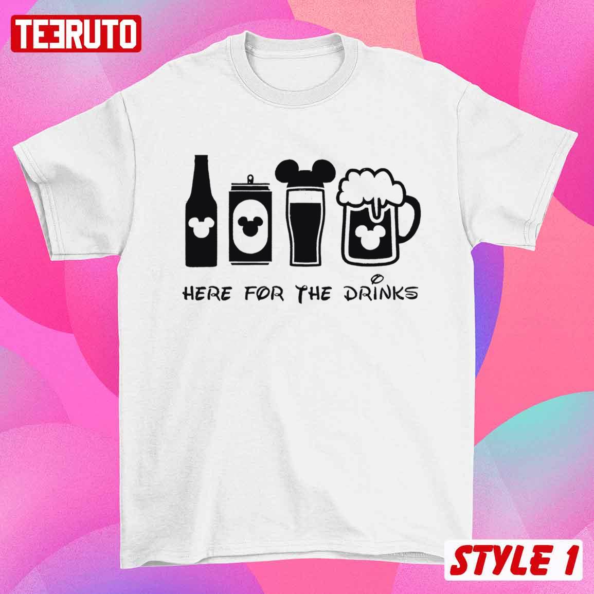 Mickey Ears Disney Here For The Snacks Drinks Couple Matching Valentine Hoodie Mickey Ears Disney Here For The Snacks Drinks Couple Matching Valentine Hoodie