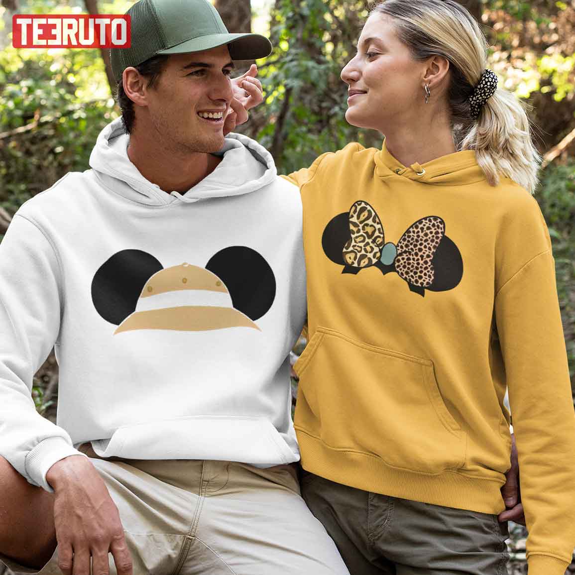 Mickey Minnie Ears Disney Husband And Wife Couple Matching Valentine Hoodie Mickey Minnie Ears Disney Husband And Wife Couple Matching Valentine Hoodie