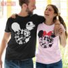 Mickey Minnie Mouse Disney Characters Couple Matching Valentine T-Shirt