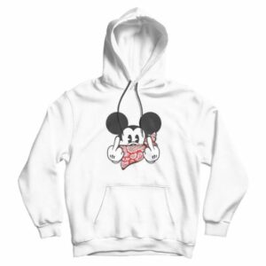 Mickey Mouse Thug Life Gangster Middle Finger Hoodie 3