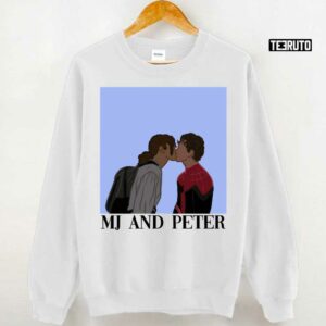 Mj And Peter Art Kissing Unisex T Shirt 3