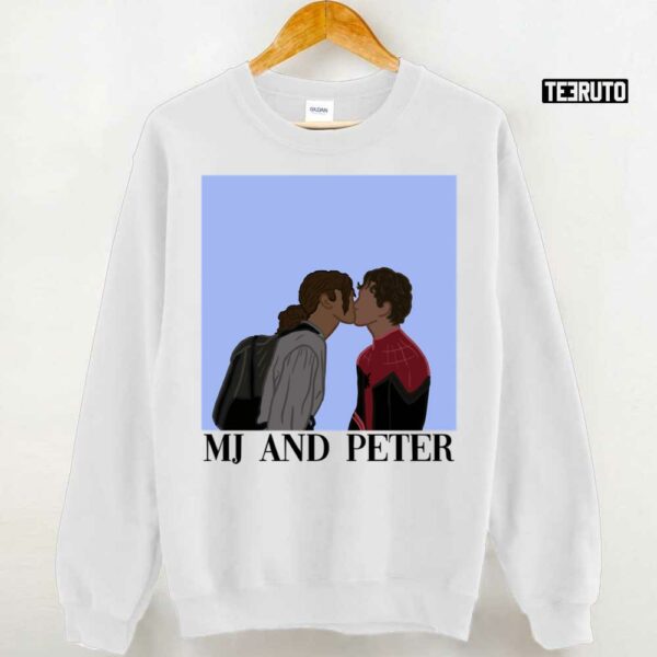 Mj And Peter Art Kissing Unisex T-Shirt