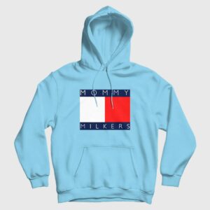 Mommy Milkers Tommy Logo Parody Hoodie