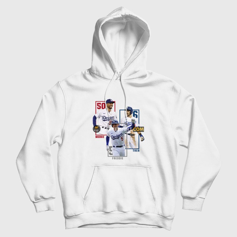 Mookie Trea and Freddie Hoodie Mookie Trea and Freddie Hoodie