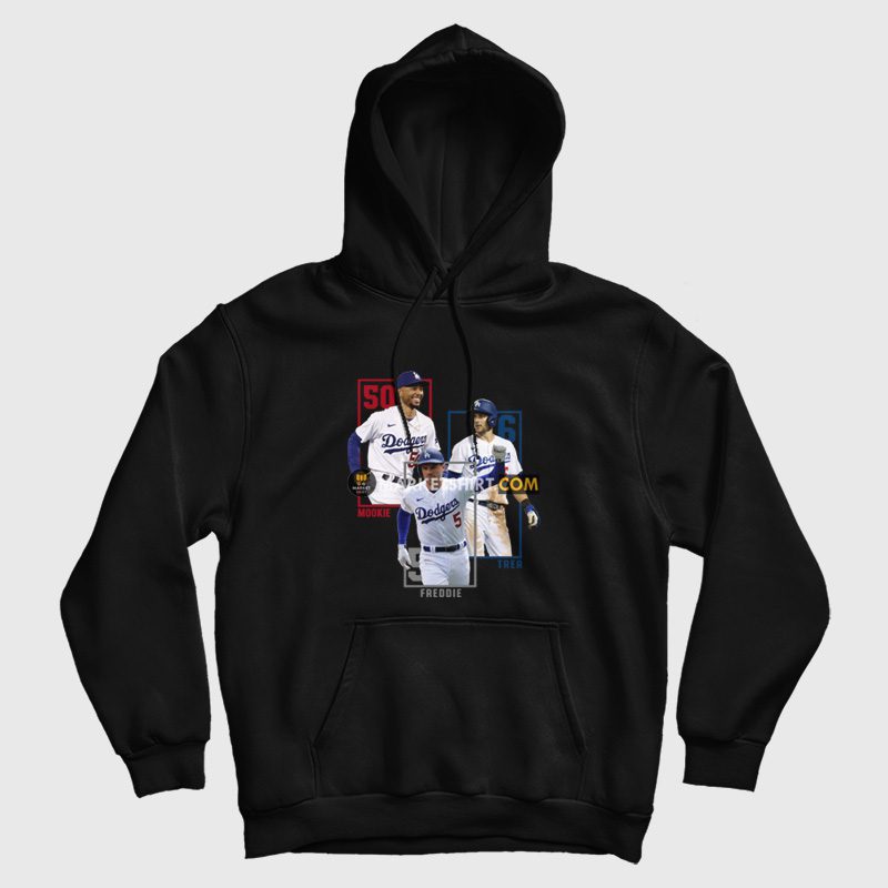Mookie Trea and Freddie Hoodie Mookie Trea and Freddie Hoodie