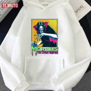 Morbius The Living Vampire Med Portrait Unisex Hoodie