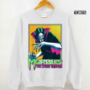Morbius The Living Vampire Med Portrait Unisex Hoodie