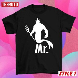 Mr And Mrs Mermaid Matching Couple Valentiine Unisex Sweatshirt
