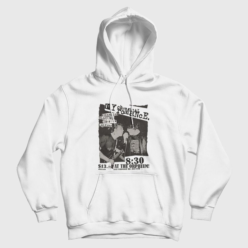 My Chemical Romance Band Classic Poster Hoodie My Chemical Romance Band Classic Poster Hoodie