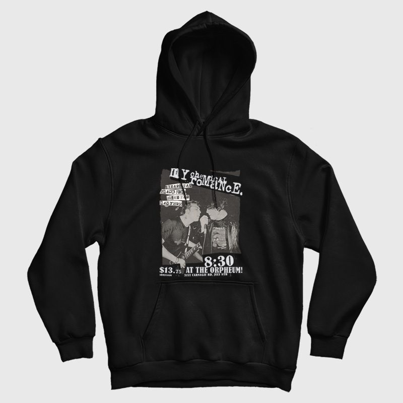 My Chemical Romance Band Classic Poster Hoodie My Chemical Romance Band Classic Poster Hoodie