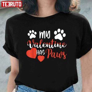 My Valentine Has Paws Unisex Sweatshirt 4